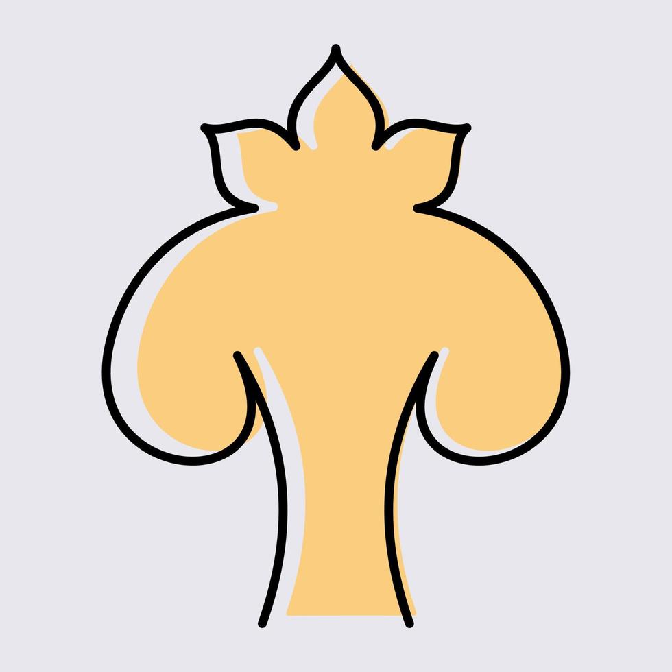 Floral flat minimalism vector
