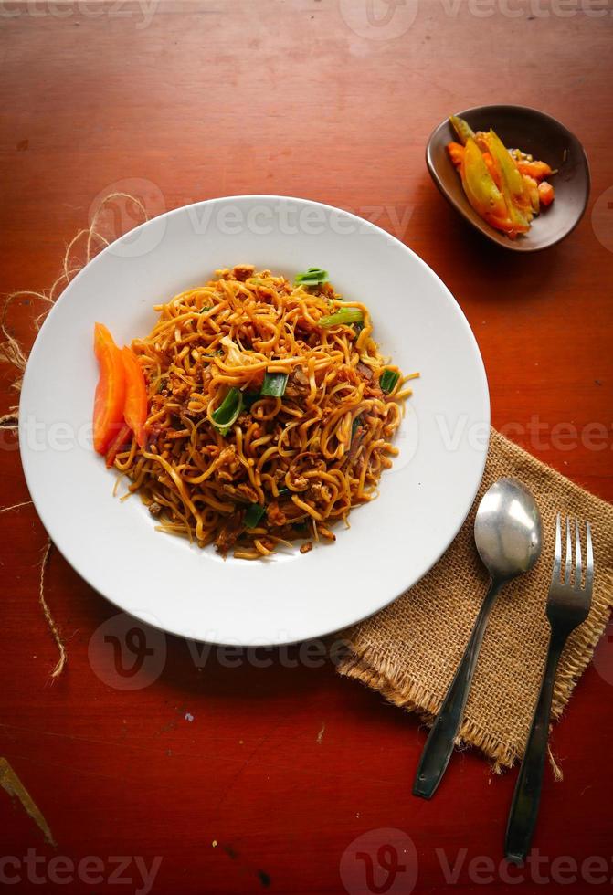 yakisoba is traditional stir fried noodle japan, made from noodles