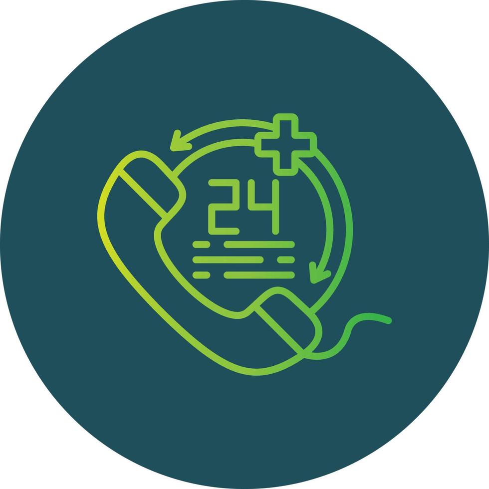 Emergency call Creative Icon Design vector