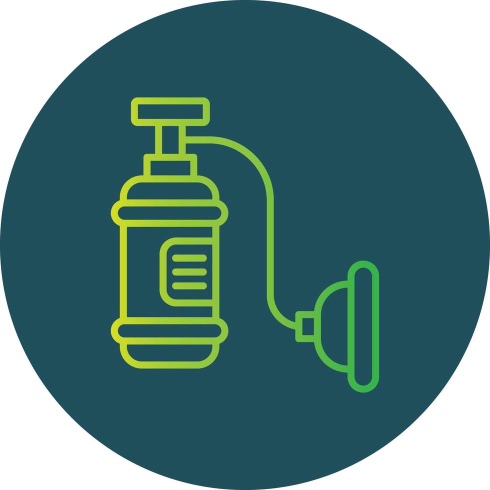 Oxygen Tank Creative Icon Design vector