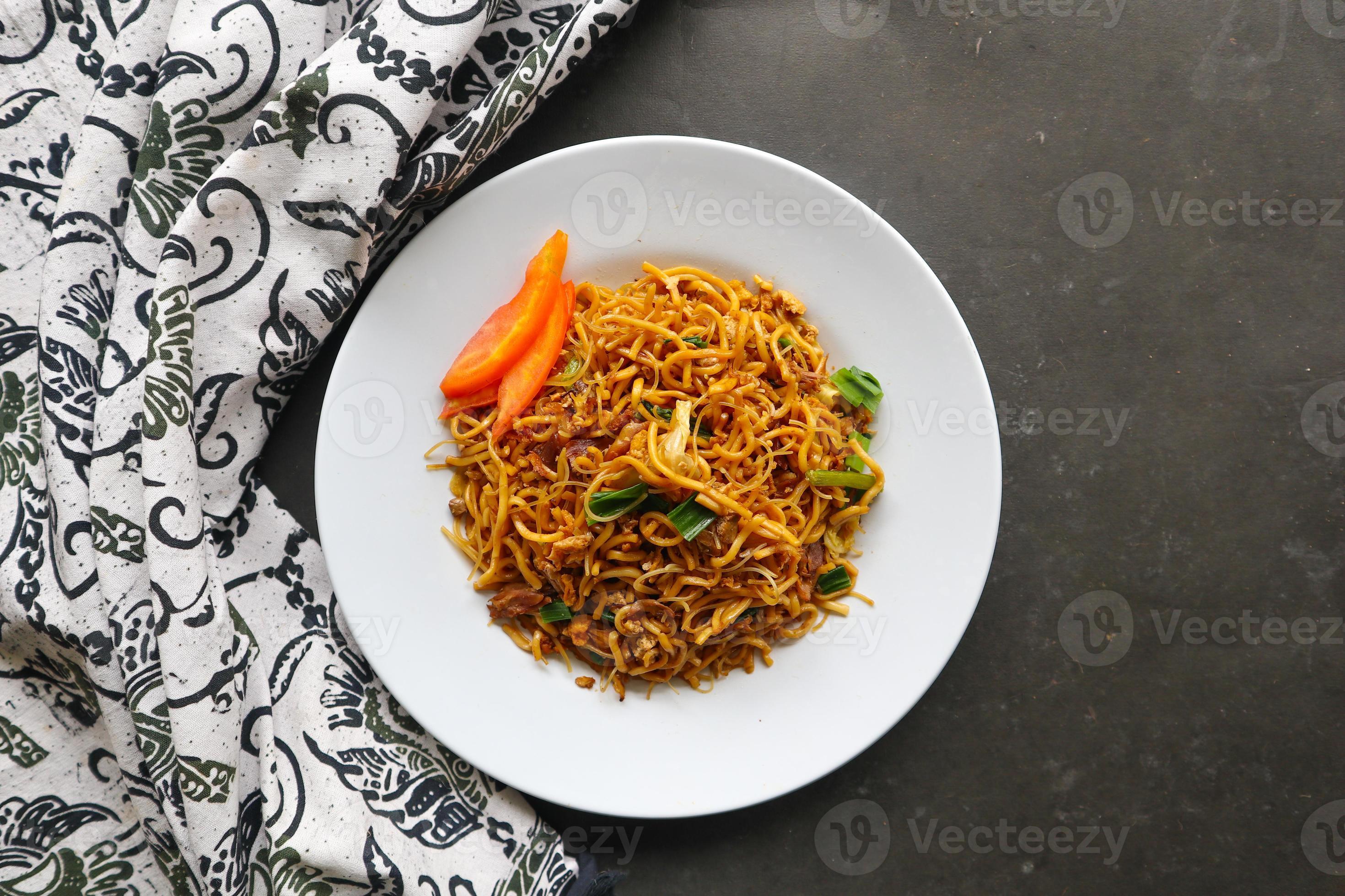 yakisoba is traditional stir fried noodle japan, made from noodles