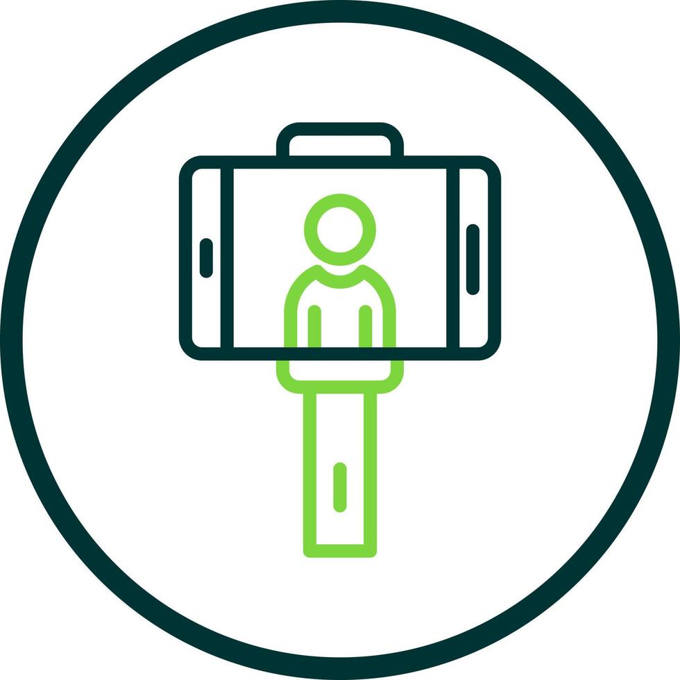Vlogger Vector Icon Design
