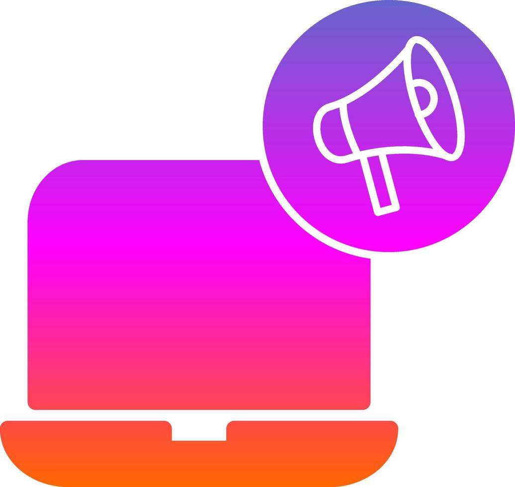 Content Marketer Vector Icon Design