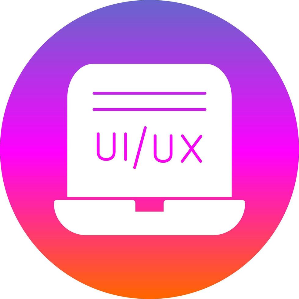 diseño de icono de vector de diseñador de ui ux