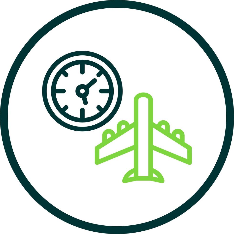Jet Lag Vector Icon Design