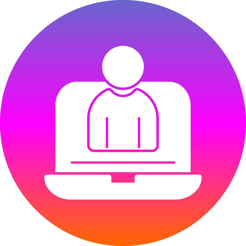 Virtual Assistant Vector Icon Design