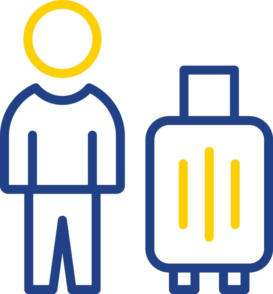 Solo Travel Vector Icon Design
