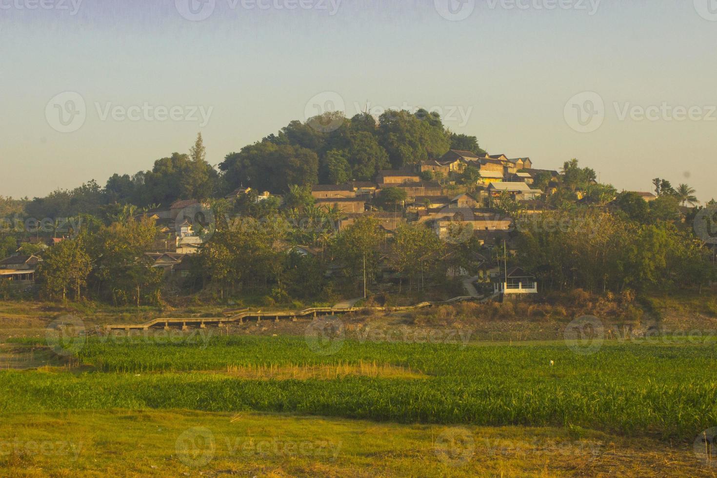 Sragen, Indonesia - July 1, 2019 Mount Kemukus is a sacred place on the top of the Javanese hill in Sragen Regency, 28 kilometers northeast of Surakarta, people come to honor the local saints. photo