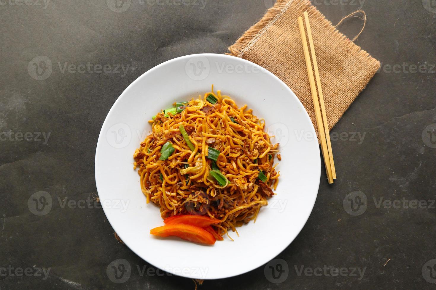 yakisoba is traditional stir fried noodle japan, made from noodles