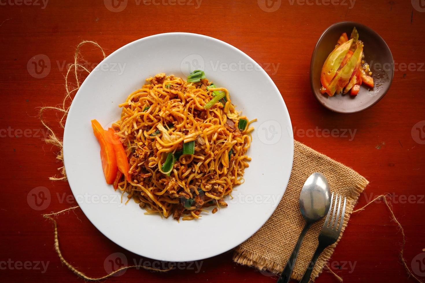 yakisoba is traditional stir fried noodle japan, made from noodles