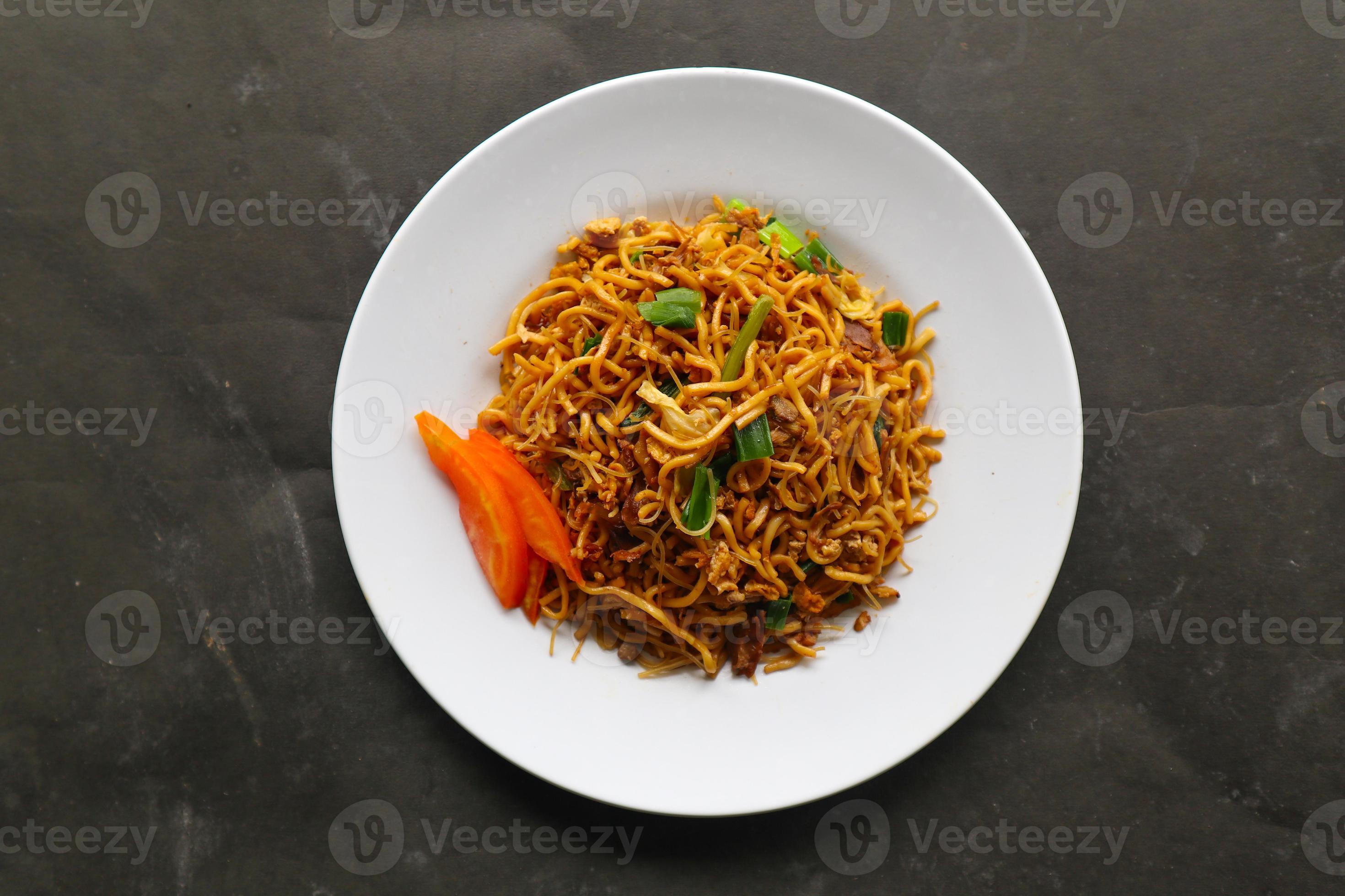 yakisoba is traditional stir fried noodle japan, made from noodles