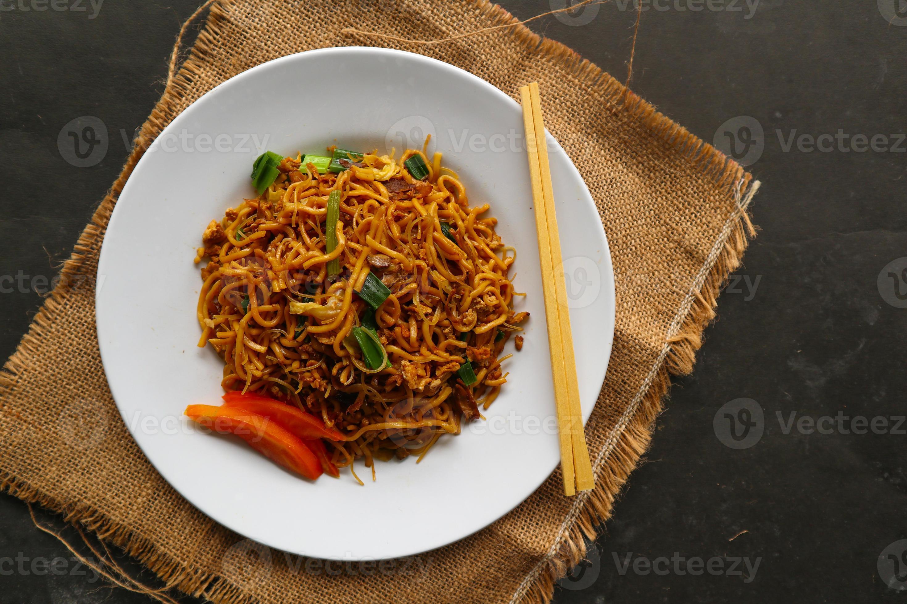 yakisoba is traditional stir fried noodle japan, made from noodles