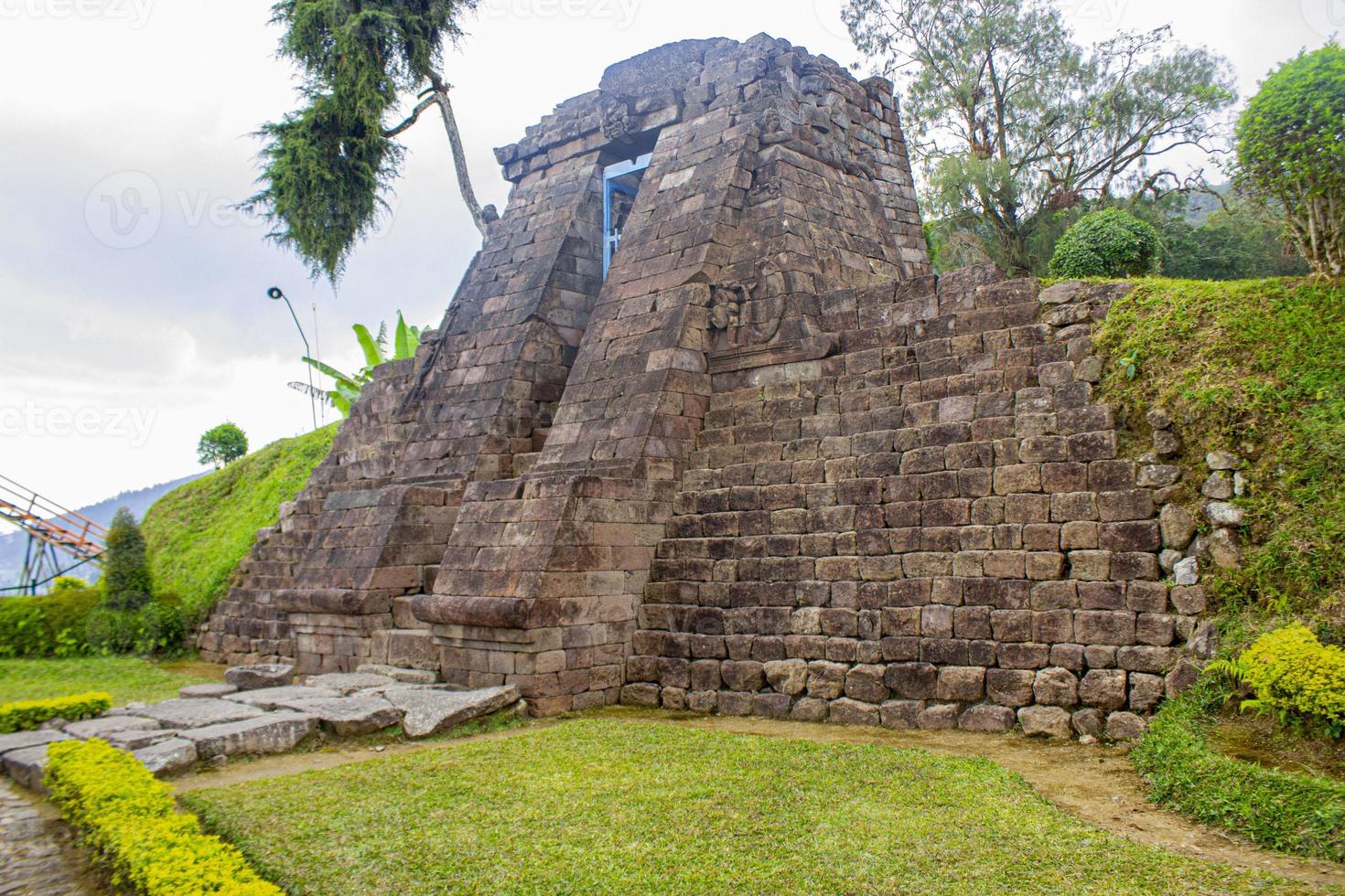 sukuh temple or candi sukuh, reliefs at sukuh temple.Ancient erotic Candi Sukuh-Hindu Temple on central Java, Indonesia. the temple is Javanese Hindu temple located mount lawu photo