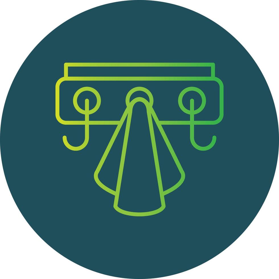 Coat Rack Creative Icon Design vector