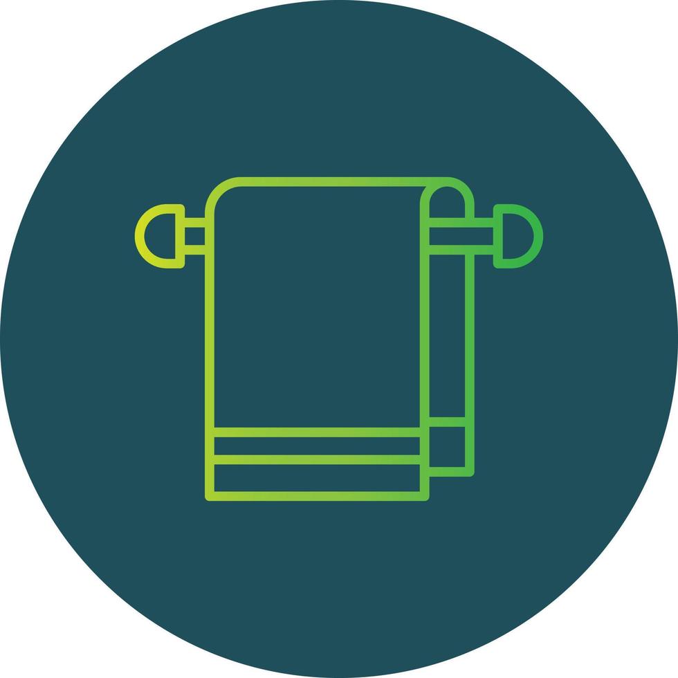 Towel  Creative Icon Design vector