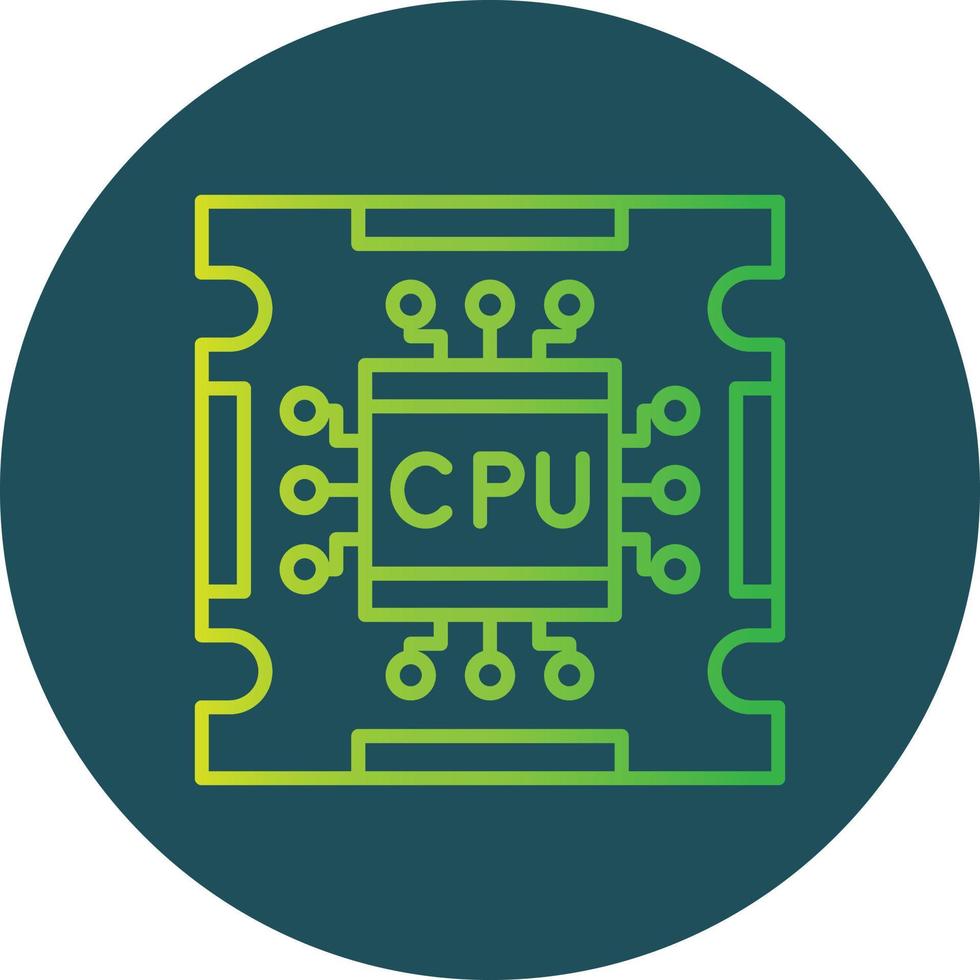 Processor Creative Icon Design vector