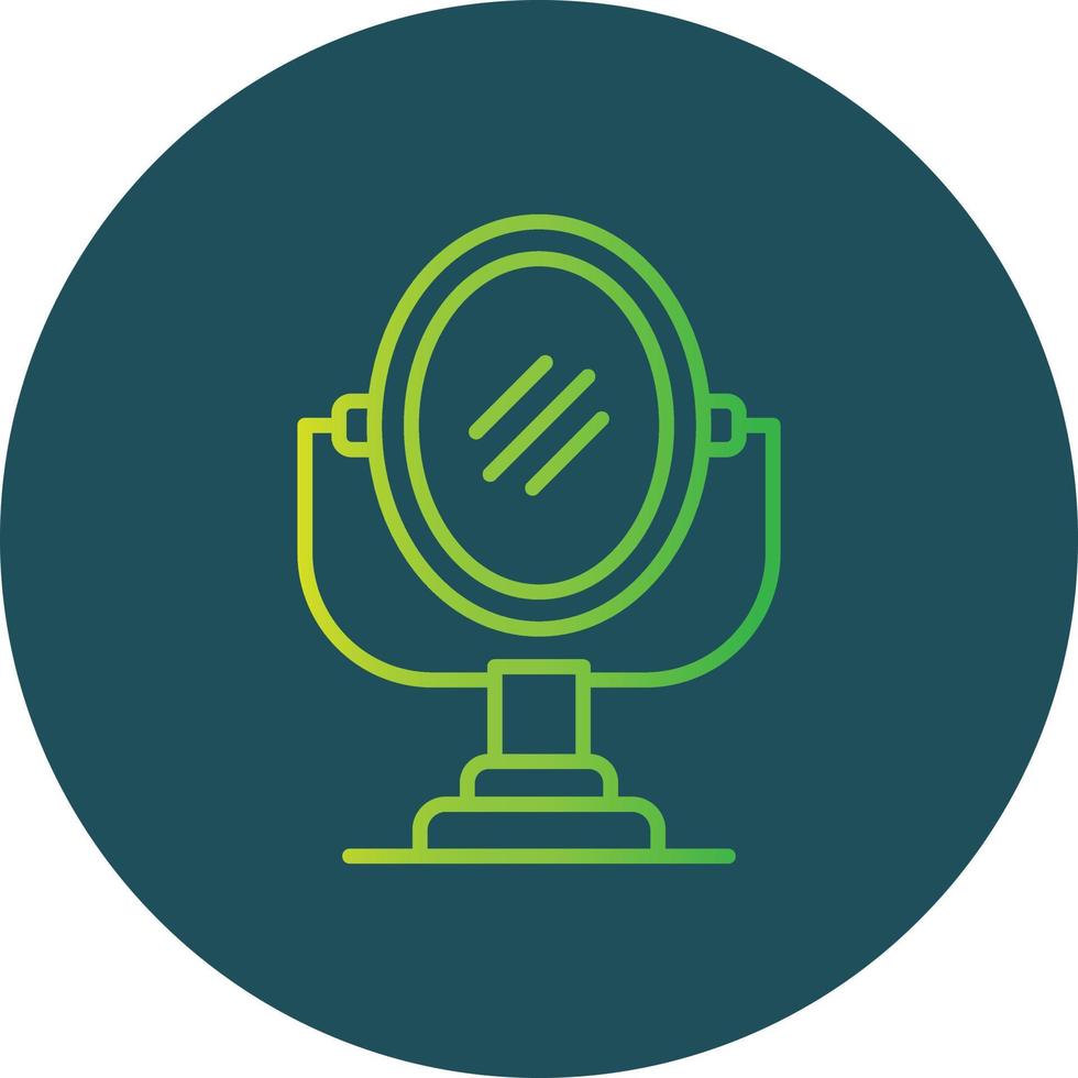 Mirror Creative Icon Design vector