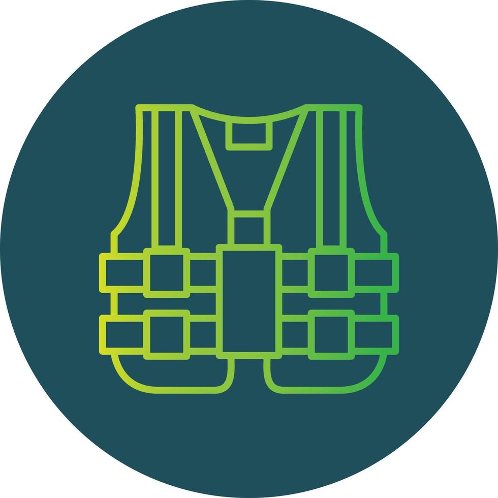 High Visibility Vest Creative Icon Design vector