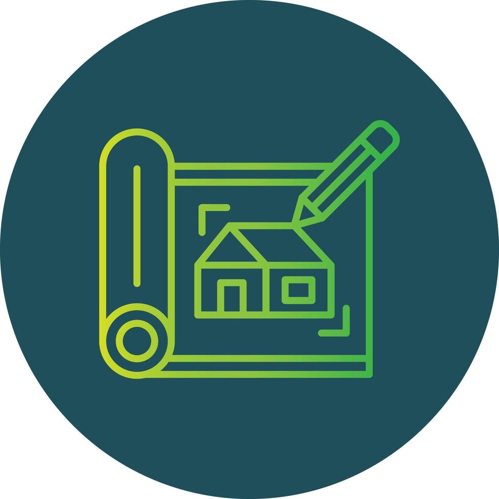 House Sketch Creative Icon Design vector