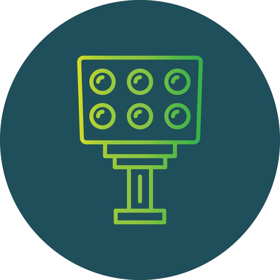 Light Creative Icon Design vector
