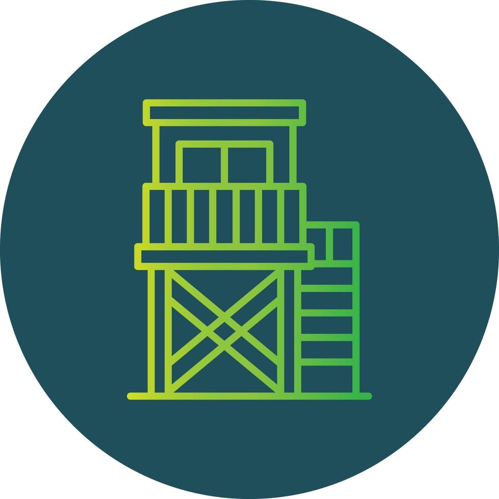 Watchtower Creative Icon Design vector