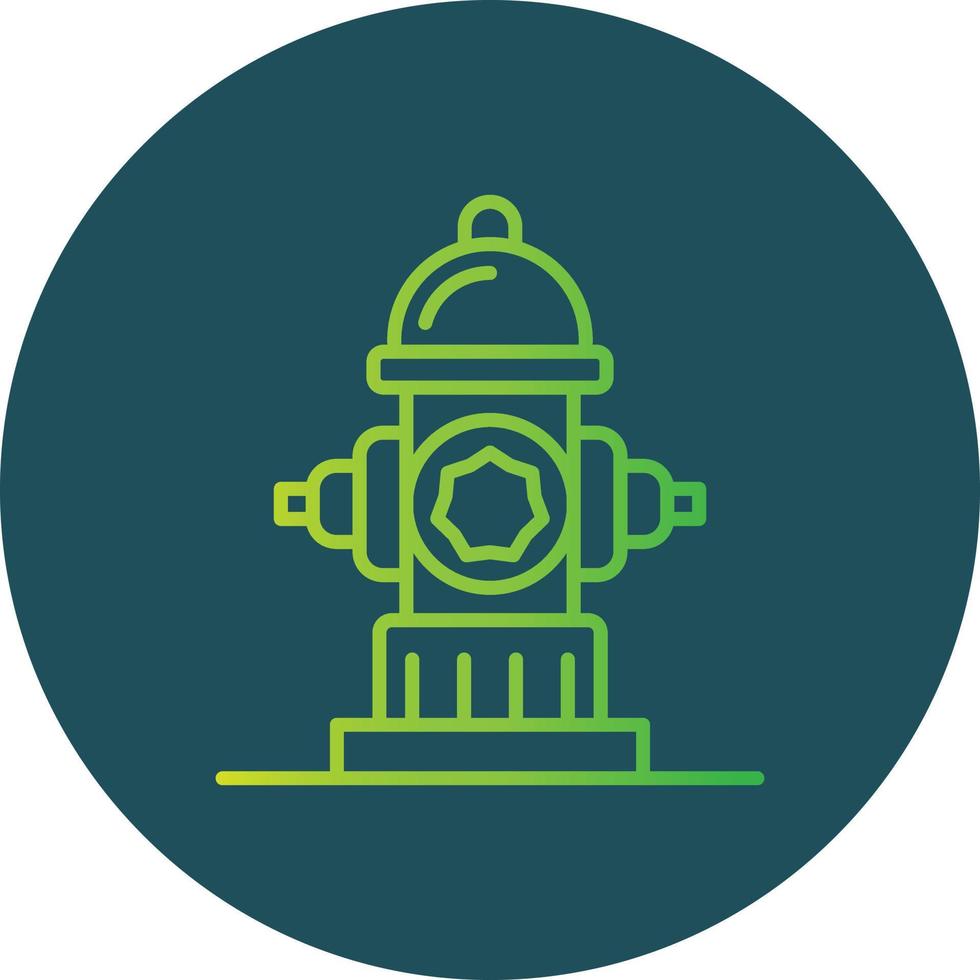 Hydrant Creative Icon Design vector