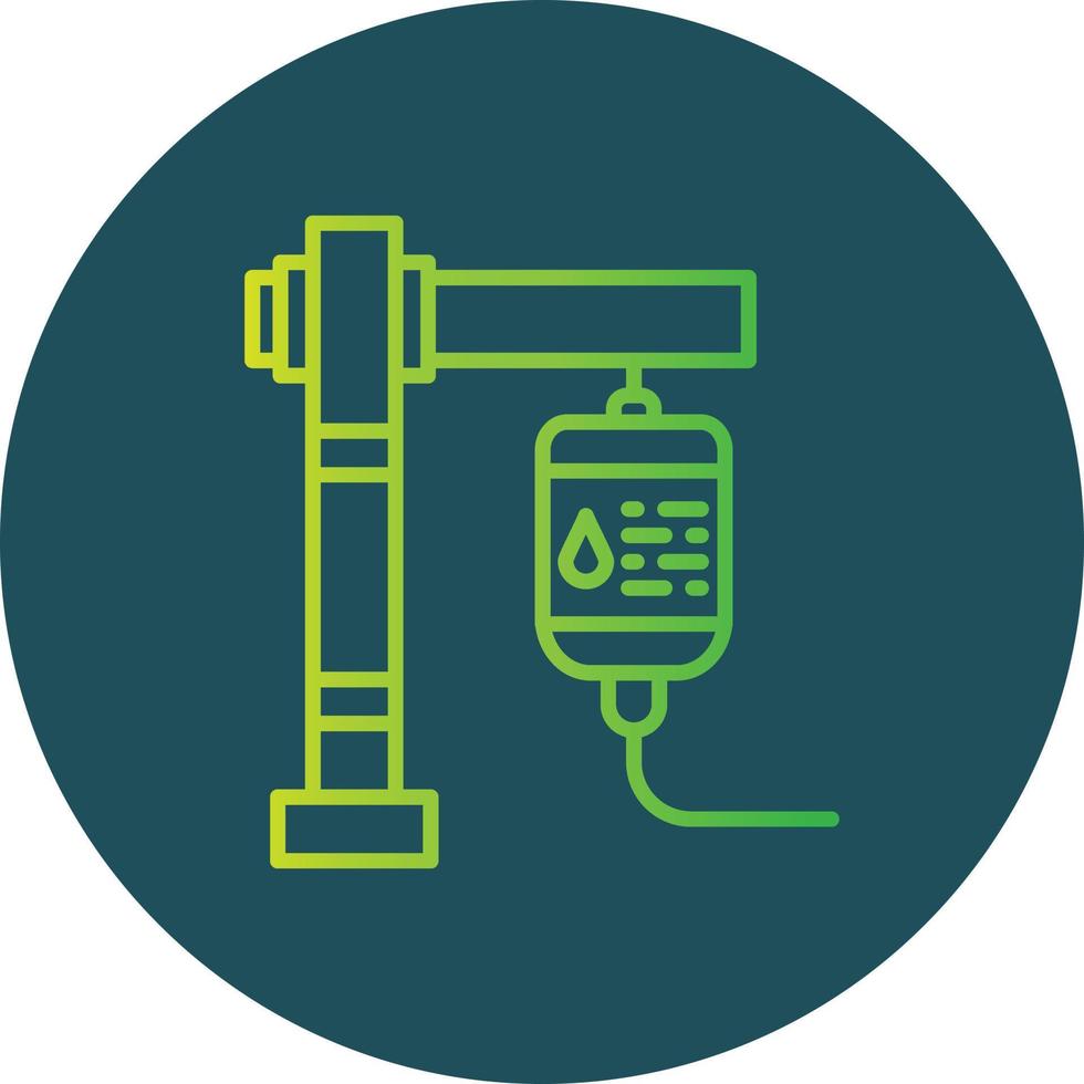 Blood Transfusion Creative Icon Design vector