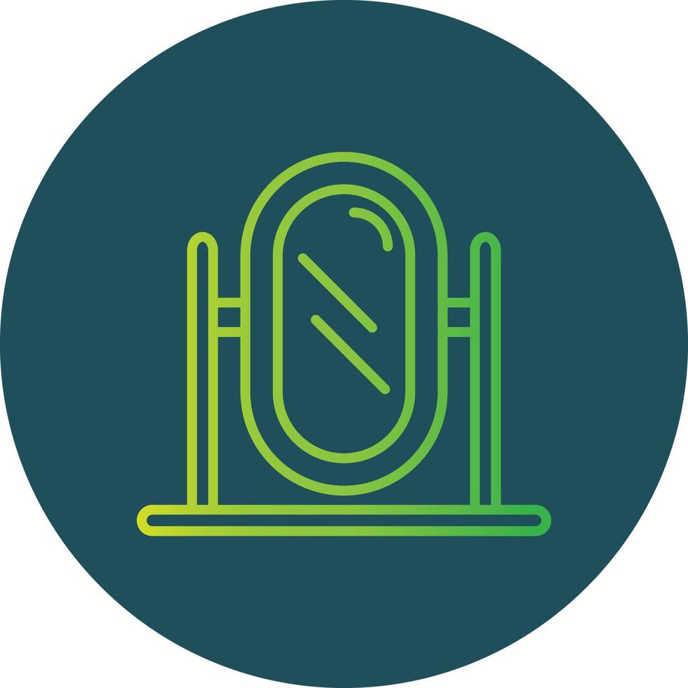 Mirror Creative Icon Design vector