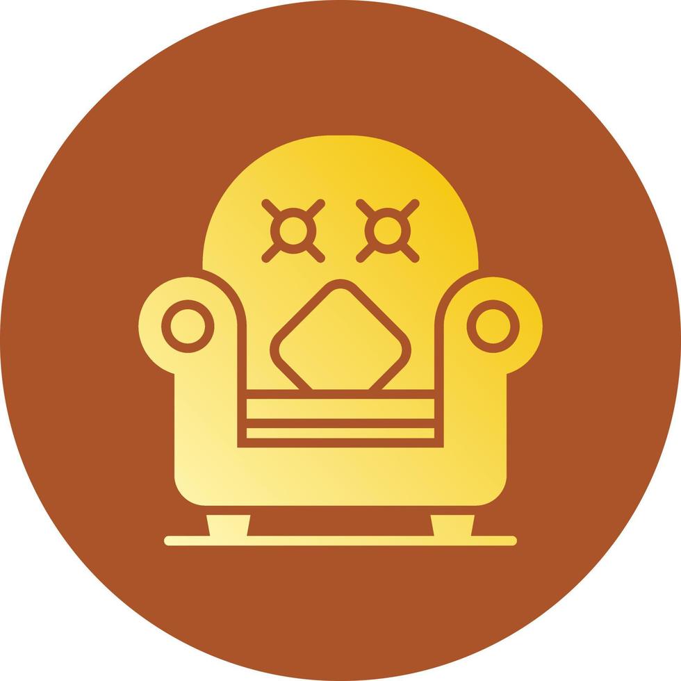 Armchair Creative Icon Design vector