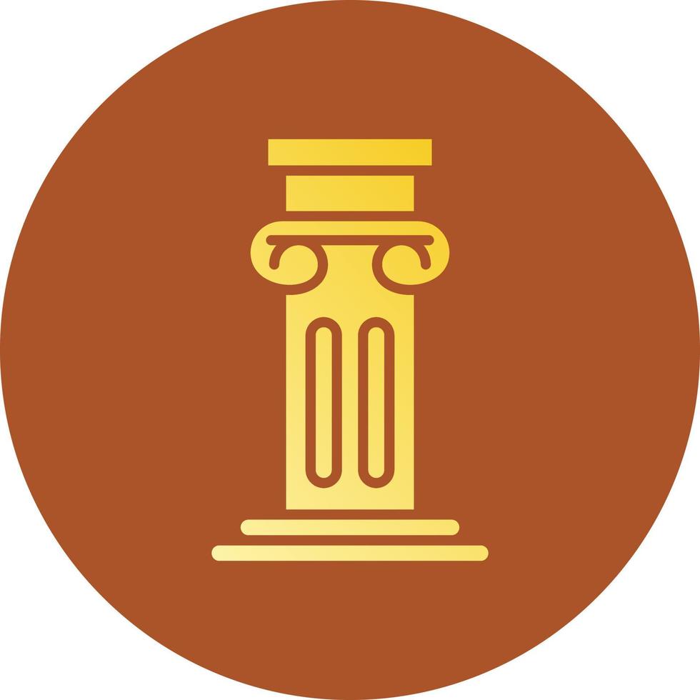 Pillar Creative Icon Design vector
