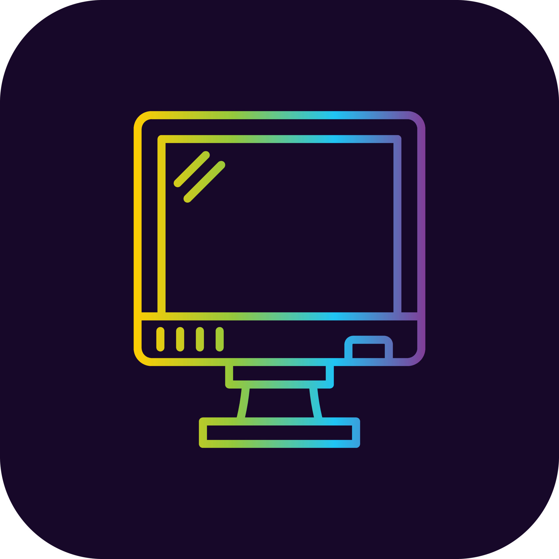 Computer Creative Icon Design 15959893 Vector Art at Vecteezy