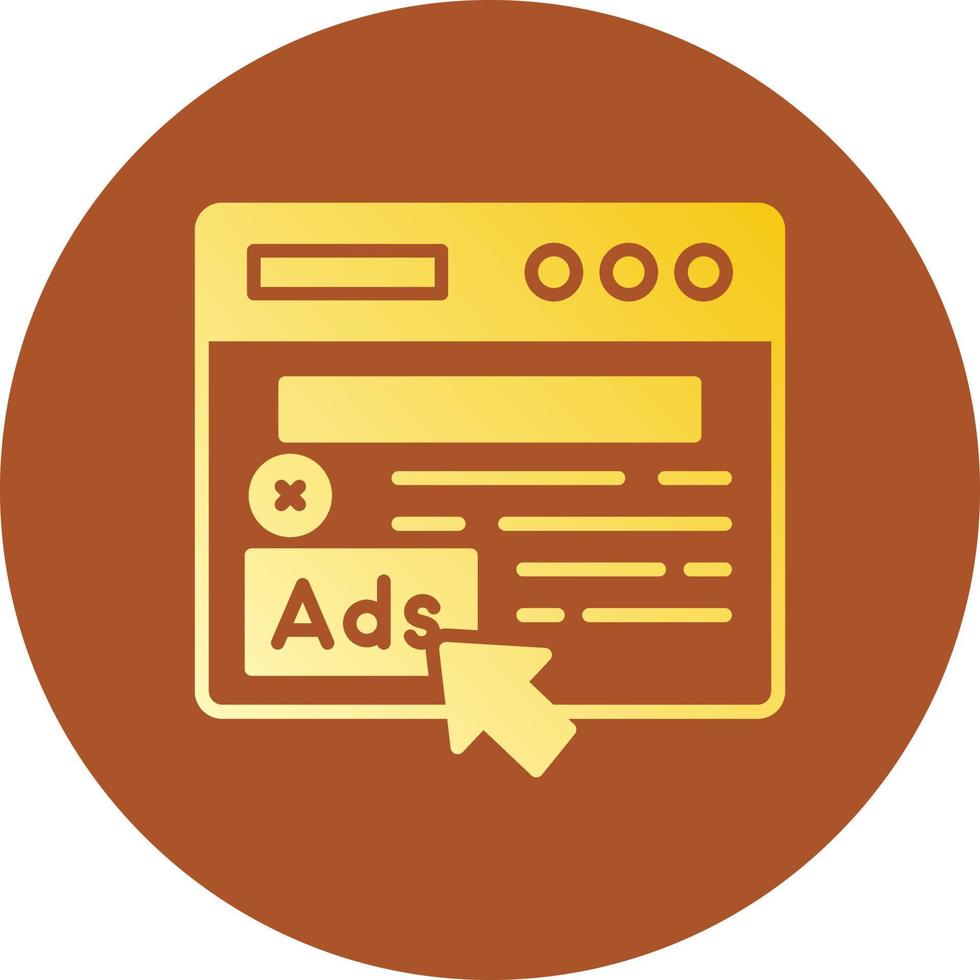 Advertising Creative Icon Design vector