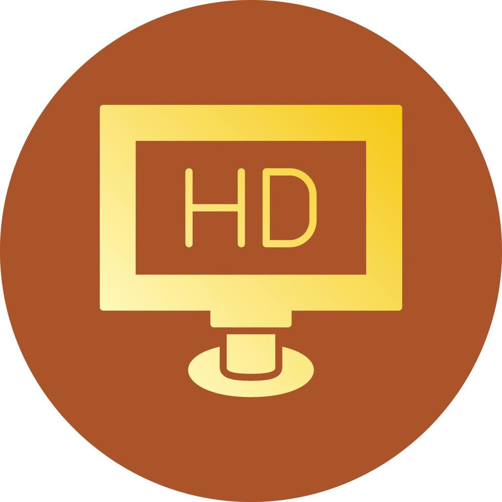 Television Creative Icon Design vector