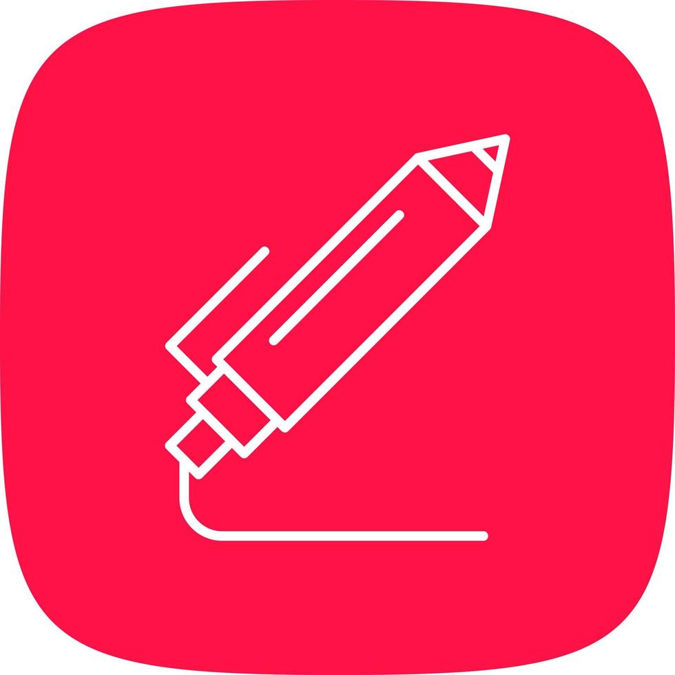 Light Pen Creative Icon Design vector