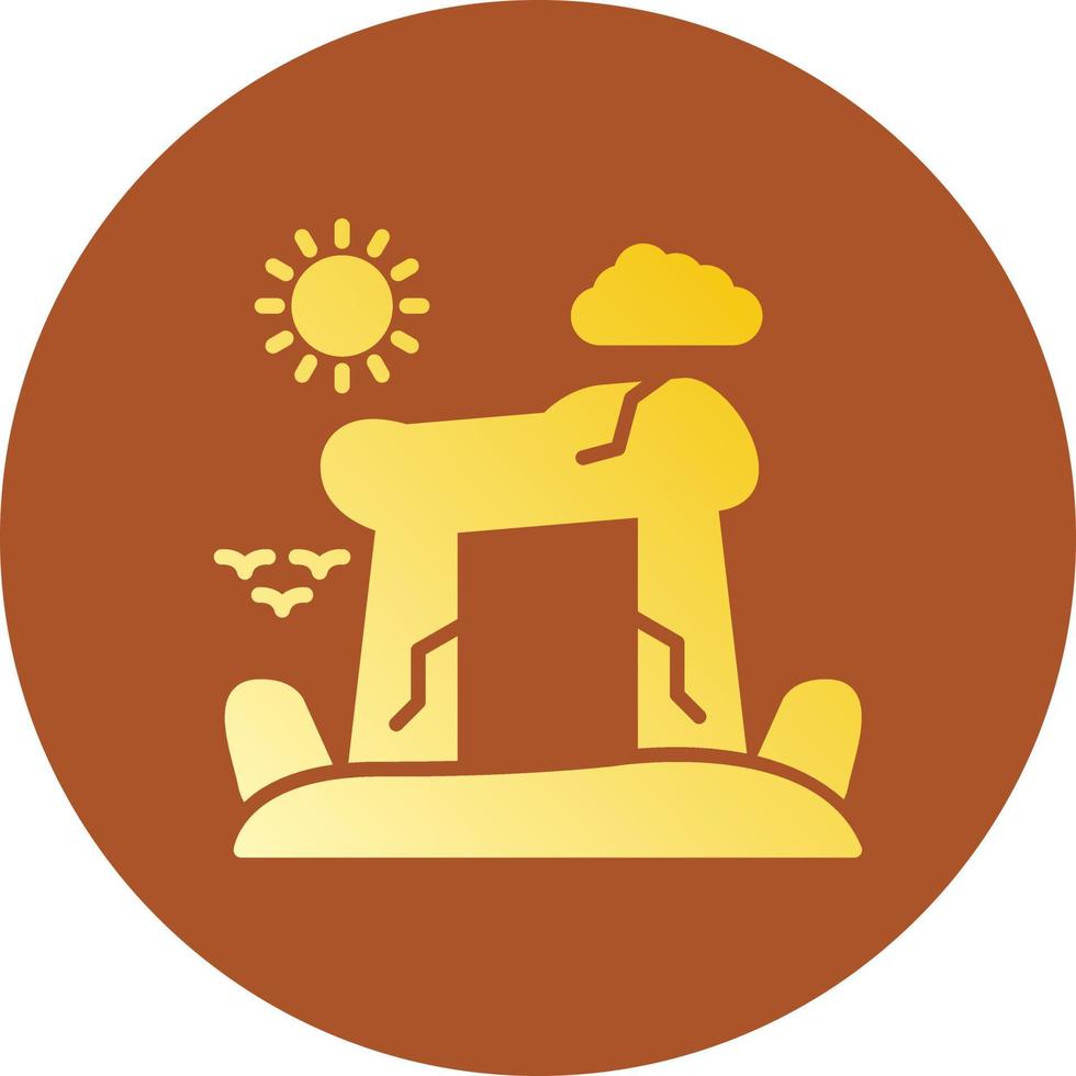 Stonehenge Creative Icon Design vector