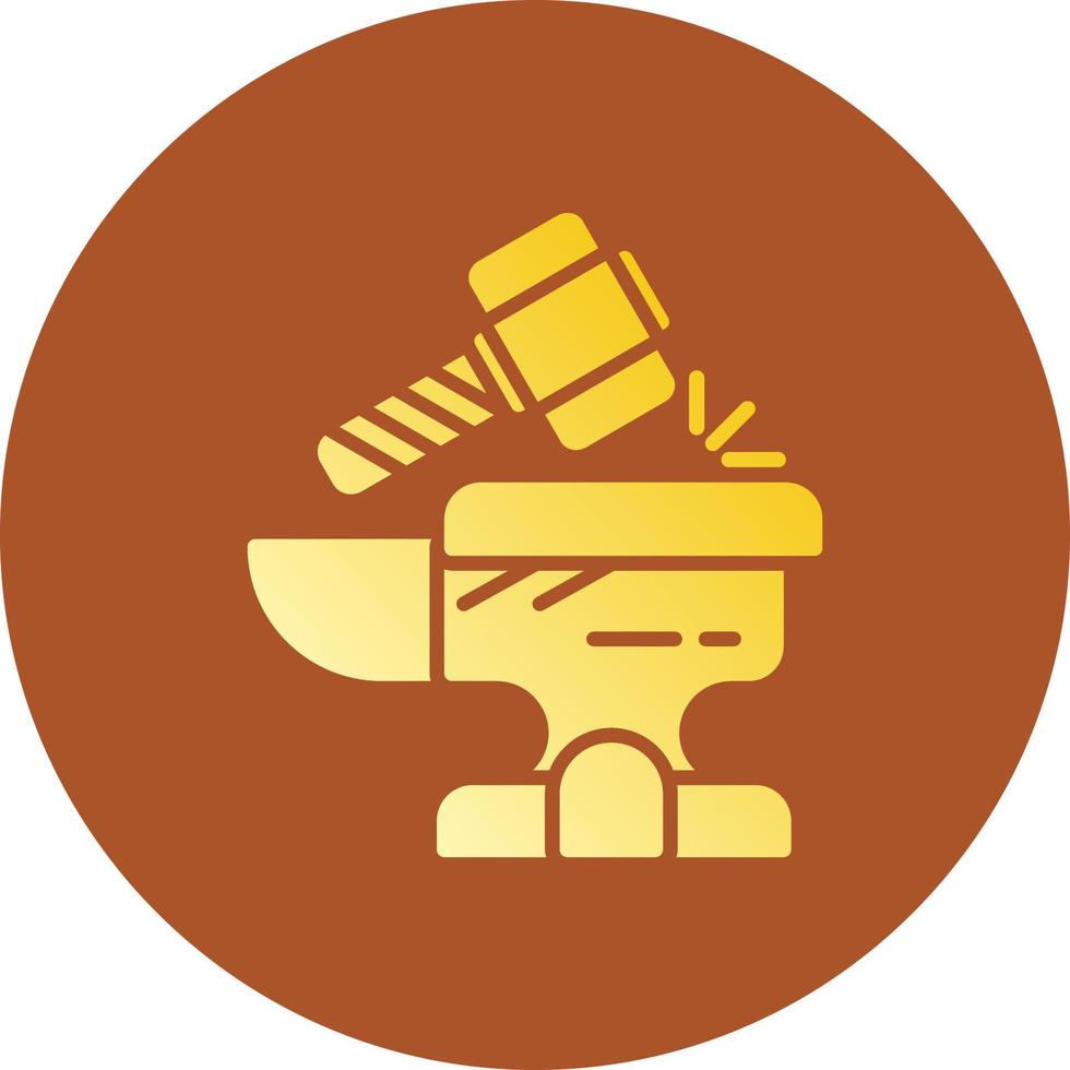 Anvil Creative Icon Design vector