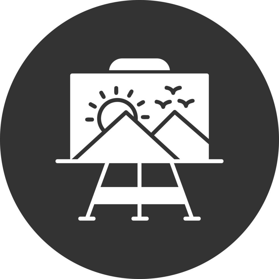 Paint Canvas Creative Icon Design vector