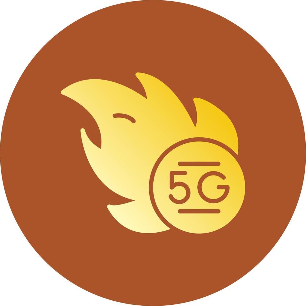 5g Creative Icon Design vector