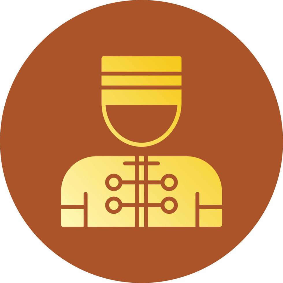 Receptionist Creative Icon Design vector