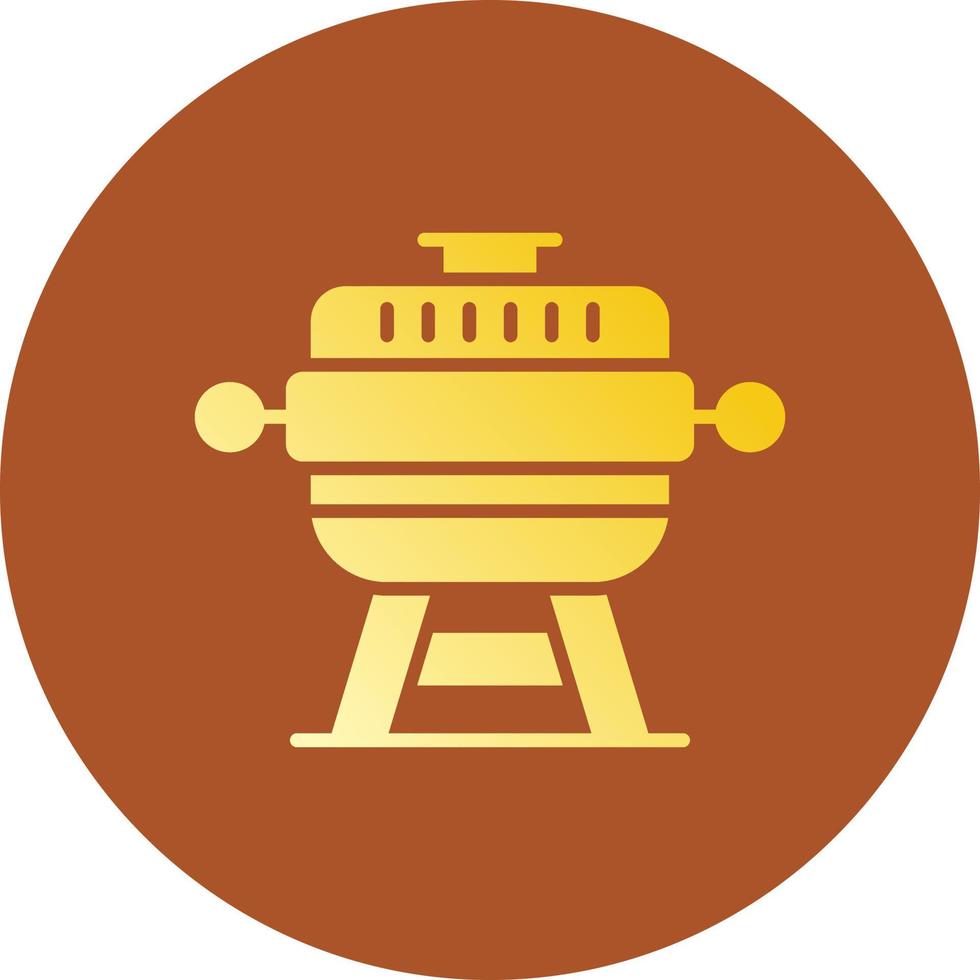 Grill Creative Icon Design vector