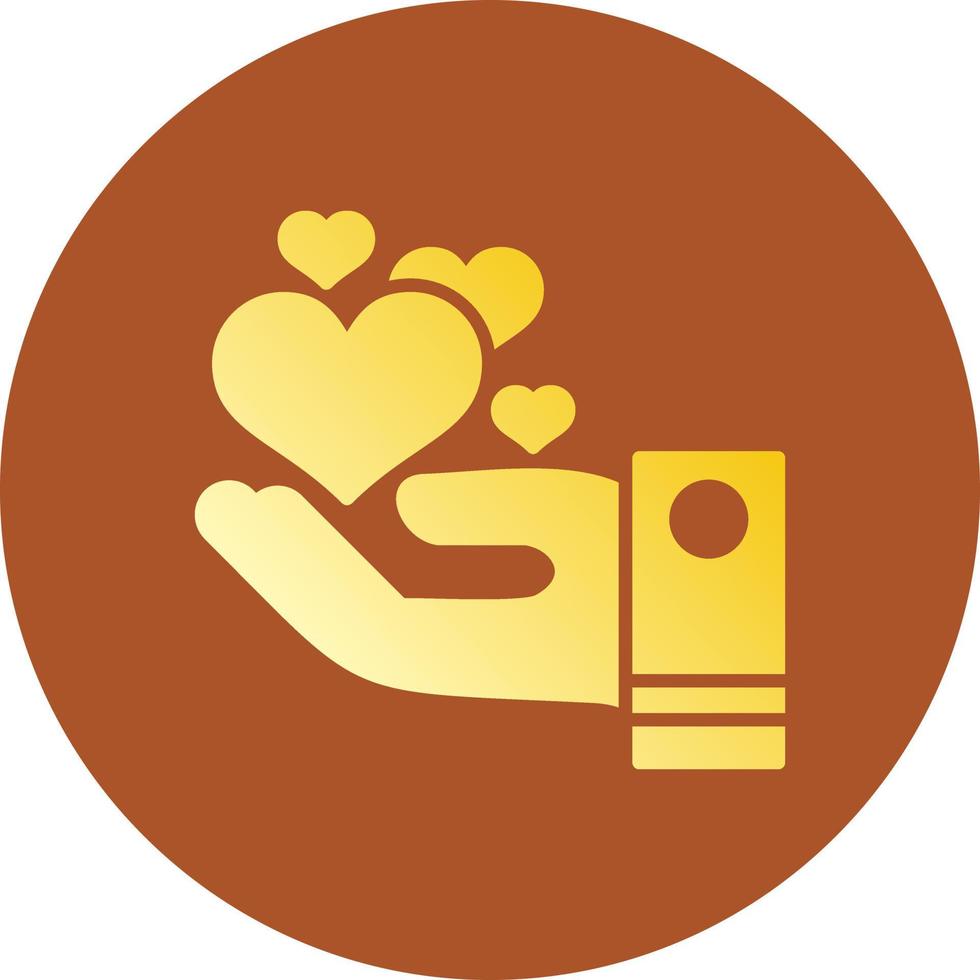 Give Love Creative Icon Design vector
