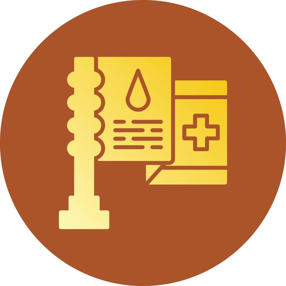 Blood Donor Creative Icon Design vector