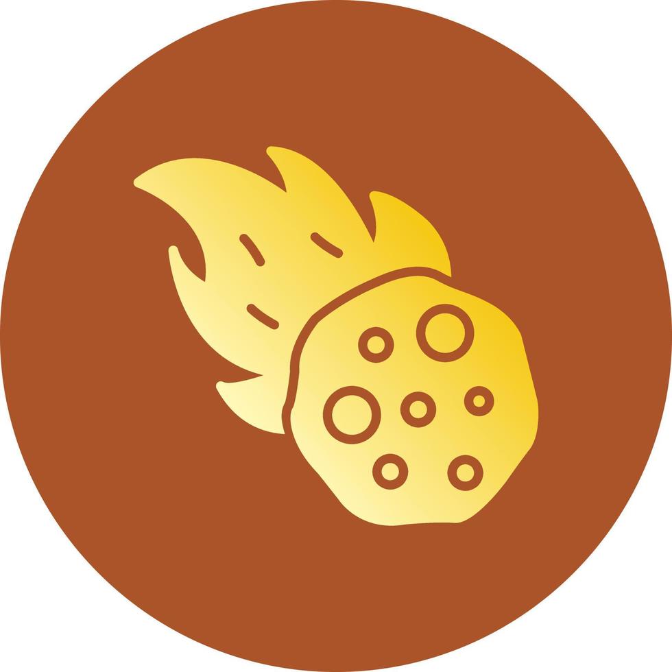 Meteor Creative Icon Design vector