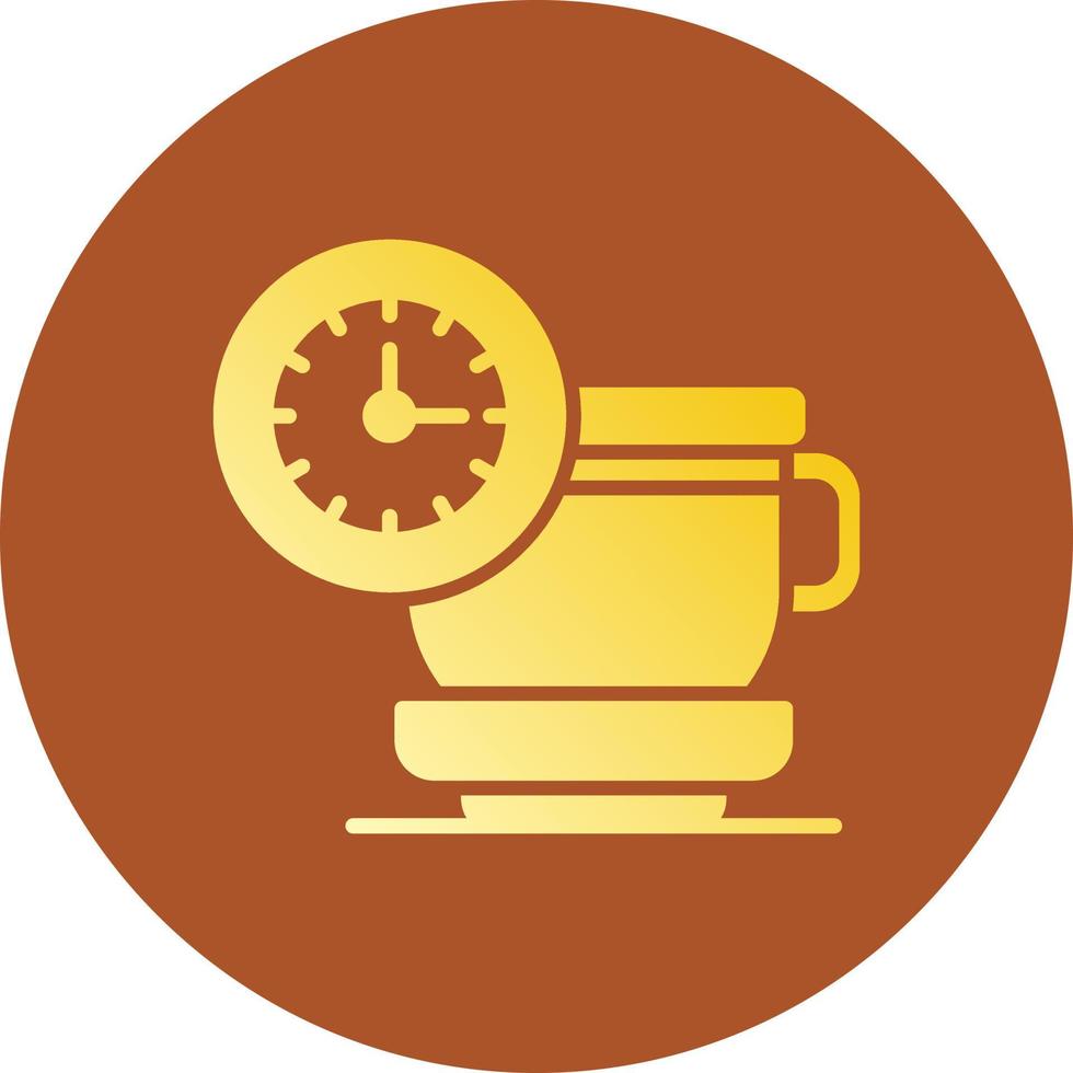 Tea Time Creative Icon Design vector