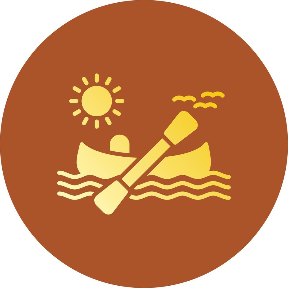 Kayak Creative Icon Design vector