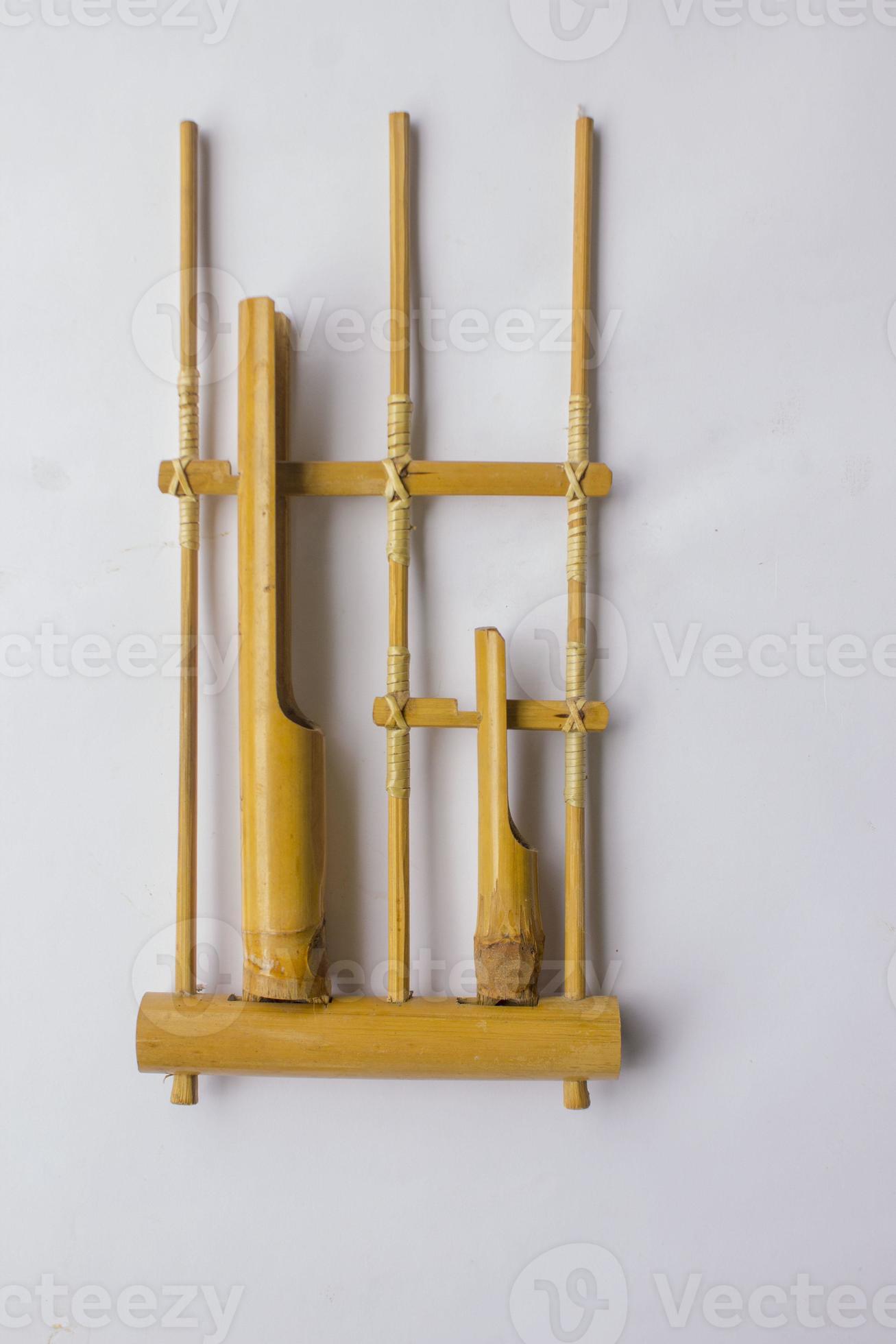 Angklung the traditional sundanese musical instrument made from