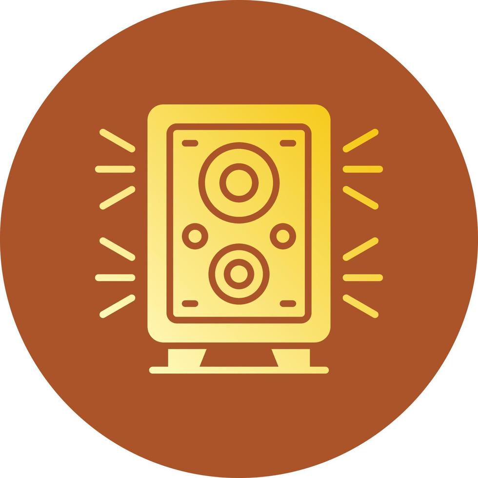 diseño de icono creativo de altavoz vector