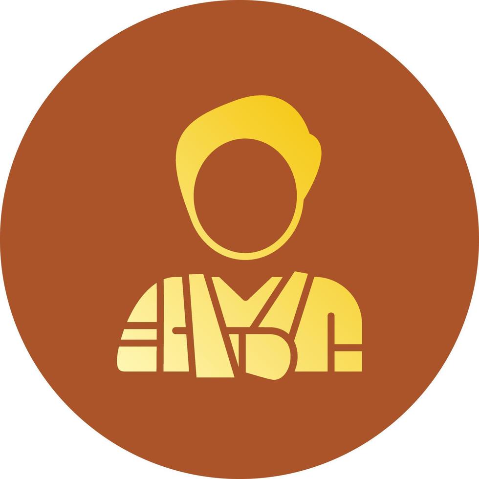 Injury Creative Icon Design vector