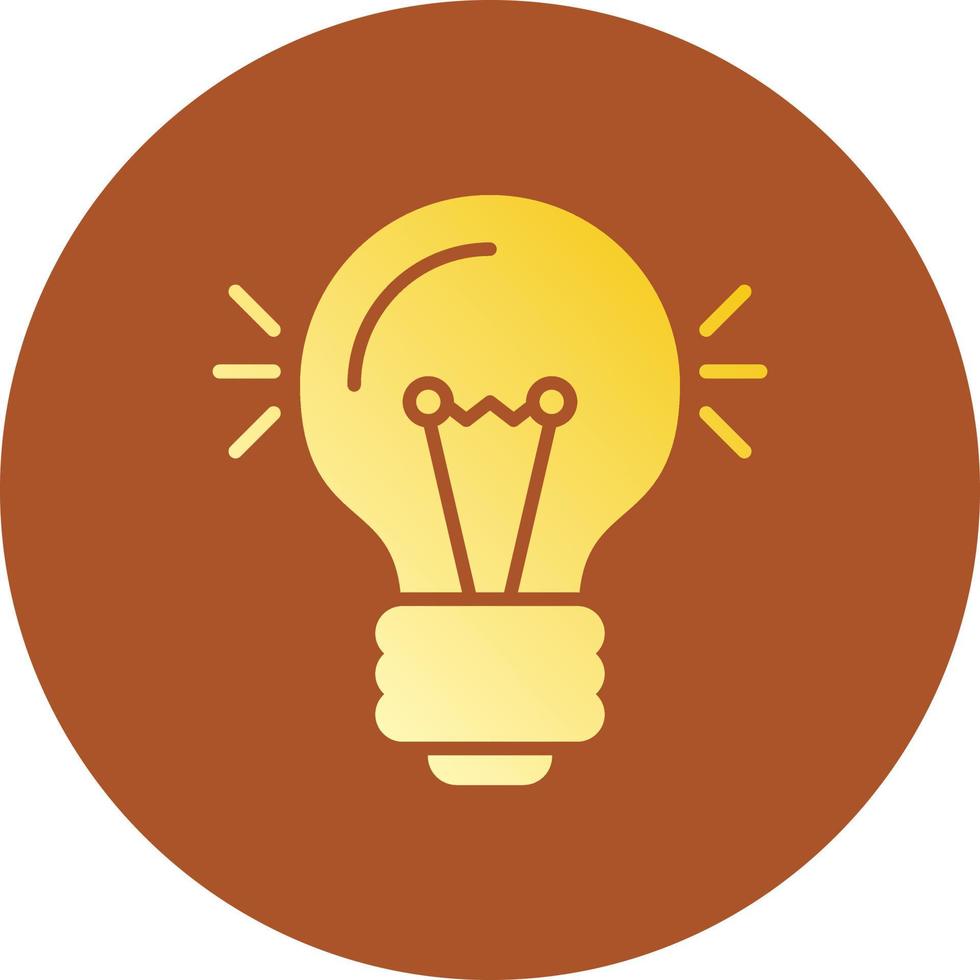 Light Bulb Creative Icon Design vector