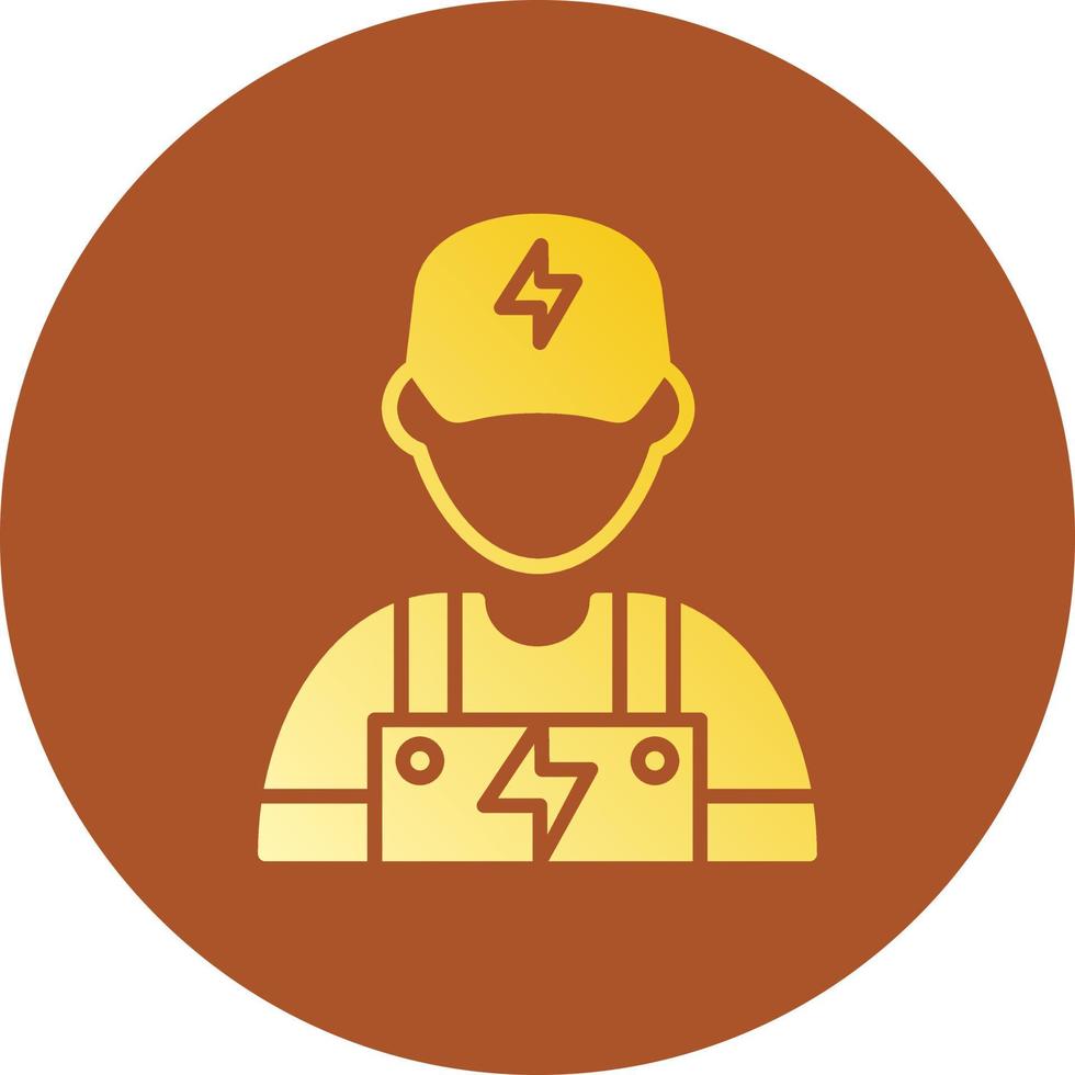 Electrician Creative Icon Design vector